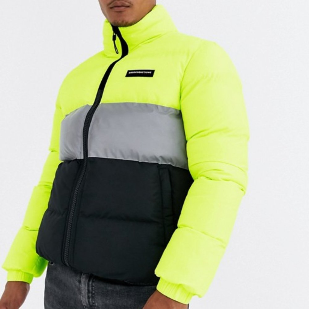 Good For Nothing Small Reflective Puffer Jacket